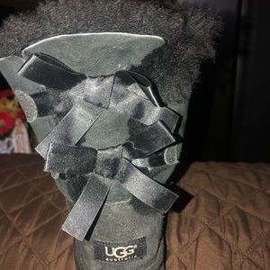 black UGG boots